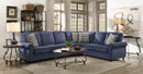 Kendrick Transitional Blue Sectional - Legacy Furniture - NY
