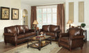 Montbrook Traditional Hand Rubbed Brown Sofa - Legacy Furniture - NY