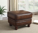Montbrook Traditional Hand Rubbed Brown Ottoman - Legacy Furniture - NY