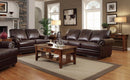 Colton Brown Leather Two-Piece Living Room Set - Legacy Furniture - NY
