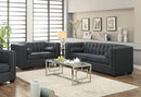 Cairns Transitional Charcoal Two-Piece Living Room Set - Legacy Furniture - NY