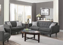 Stansall Mid-Century Modern Grey Two-Piece Living Room Set - Legacy Furniture - NY