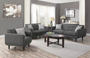 Stansall Mid-Century Modern Grey Three-Piece Living Room Set - Legacy Furniture - NY