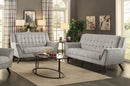 Baby Natalia Mid-Century Modern Beige Two-Piece Living Room Set - Legacy Furniture - NY