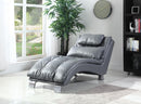 Dilleston Contemporary Grey Chaise - Legacy Furniture - NY