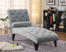 Transitional Grey Chaise - Legacy Furniture - NY