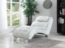 Dilleston Contemporary White Chaise - Legacy Furniture - NY