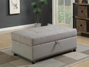 Traditional Dove Grey Sleeper Ottoman - Legacy Furniture - NY