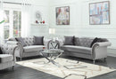 Frostine Grey Two-Piece Living Room Set - Legacy Furniture - NY