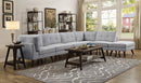 Churchill Modern Grey Ottoman - Legacy Furniture - NY