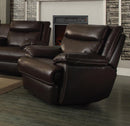 MacPherson Brown Leather Reclining Sofa - Legacy Furniture - NY