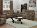 Houston Casual Tan Reclining Two-Piece Living Room Set - Legacy Furniture - NY
