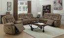 Houston Casual Tan Motion Sofa - Legacy Furniture - NY