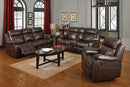 Myleene Chestnut Leather Reclining Sofa - Legacy Furniture - NY