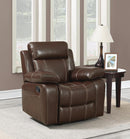 Myleene Chestnut Leather Recliner - Legacy Furniture - NY