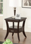 Occasional Transitional Espresso End Table - Legacy Furniture - NY