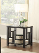 Transitional Cappuccino End Table - Legacy Furniture - NY