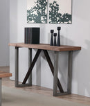 Industrial Walnut Sofa Table - Legacy Furniture - NY