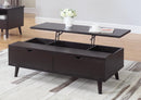 Mid-Century Modern Red Cocoa Lift-Top Coffee Table - Legacy Furniture - NY