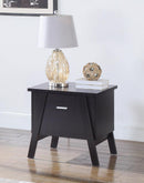Mid-Century Modern Red Cocoa One-Drawer End Table - Legacy Furniture - NY