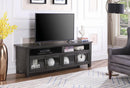 Transitional Dark Grey 72" TV Console - Legacy Furniture - NY