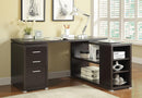 Yvette Cappuccino Executive Desk - Legacy Furniture - NY