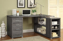 Yvette Weathered Grey Executive Desk - Legacy Furniture - NY
