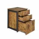 Estrella Industrial Antique Nutmeg File Cabinet - Legacy Furniture - NY