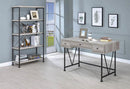 Guthrie Industrial Grey Driftwood Writing Desk - Legacy Furniture - NY