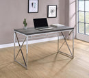 Transitional Weathered Grey Writing Desk - Legacy Furniture - NY
