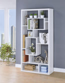 Modern White Asymmetrical Cube Bookcase - Legacy Furniture - NY