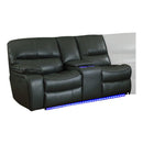 Homelegance Furniture Pecos Power Left Side Reclining Loveseat w/ Center Console in Gray 8480GRY-2LCNPD image