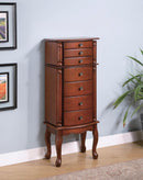 Transitional Warm Brown Jewelry Armoire - Legacy Furniture - NY