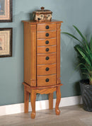 Country Warm Oak Jewelry Armoire - Legacy Furniture - NY