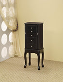 Traditional Queen Anne Black Jewelry Armoire - Legacy Furniture - NY