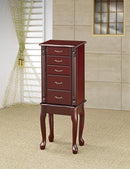 Traditional Merlot Jewelry Armoire - Legacy Furniture - NY