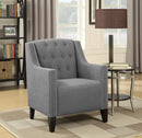 Transitional Grey Upholstered Accent Chair - Legacy Furniture - NY