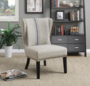 Traditional Grey and Blue Accent Chair - Legacy Furniture - NY