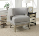 Transitional Grey Exposed Wood Accent Chair - Legacy Furniture - NY