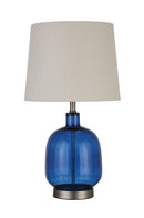Transitional Blue Table Lamp - Legacy Furniture - NY