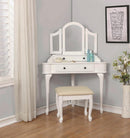 Transitional Cream and White Vanity Set - Legacy Furniture - NY