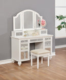Transitional Beige and White Vanity Set - Legacy Furniture - NY