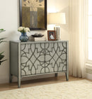 Transitional Silver Two-Door Accent Cabinet - Legacy Furniture - NY