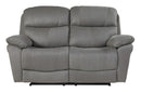 Homelegance Furniture Longvale Double Power Reclining Loveseat in Gray 9580GY-2PWH image