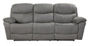 Homelegance Furniture Longvale Double Reclining Sofa in Gray 9580GY-3 image