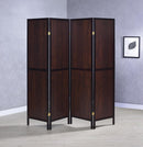 Rustic Tobacco and Cappuccino Four-Panel Screen - Legacy Furniture - NY