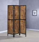 Rustic Antique Nutmeg Three-Panel Screen - Legacy Furniture - NY