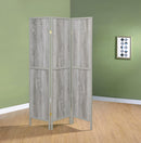 Rustic Grey Driftwood Three-Panel Screen - Legacy Furniture - NY
