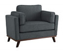 Homelegance Furniture Bedos Chair in Gray 8289GY-1 image