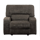 Homelegance Furniture Borneo Glider Reclining Chair in Chocolate 9849CH-1 image